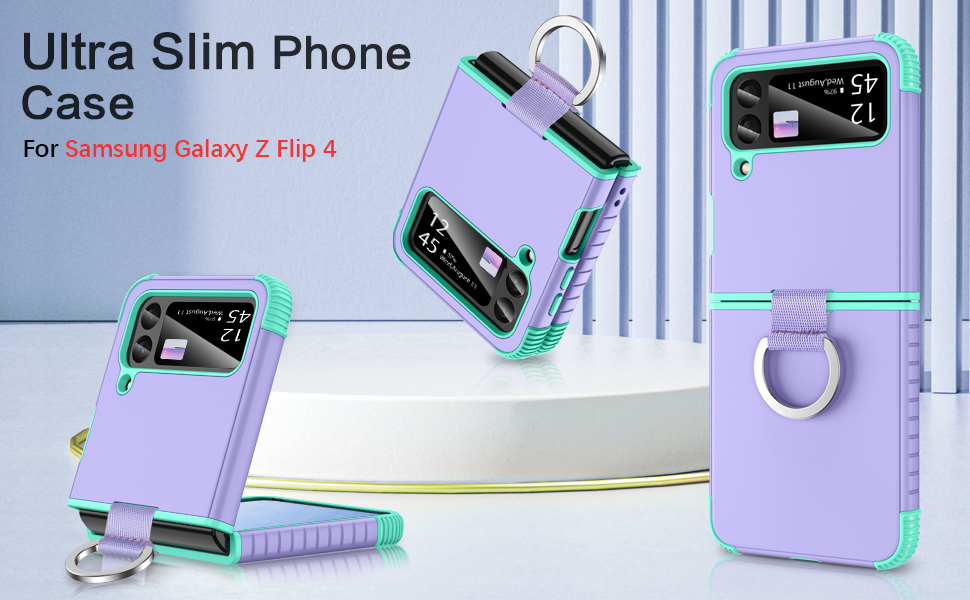 BENTOBEN Samsung Galaxy Z Flip 4 Case, Z Flip 4 5G Case with Ring