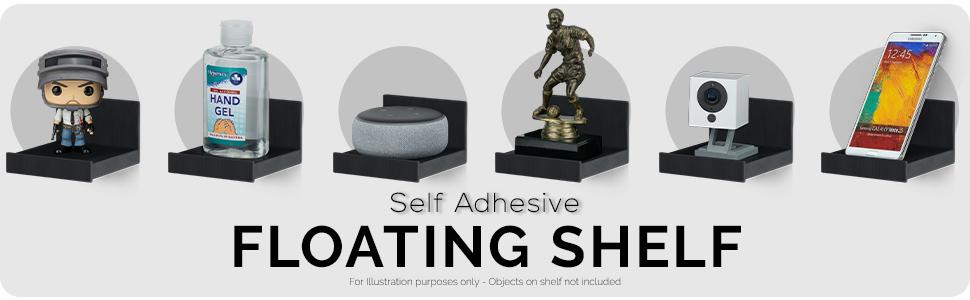 Shelf 135(4") - Black - ASIN B08113SP7G