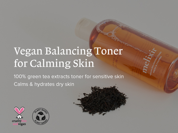 vegan balancing toner for calming skin