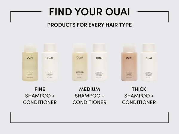 complete your shiny hair care routine with our fine medium and thick shampoos and conditioners