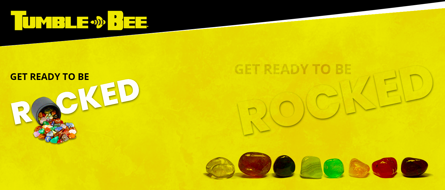 TumbleBee Rock Tumbler Rotary Rock Tumbler for Polishing