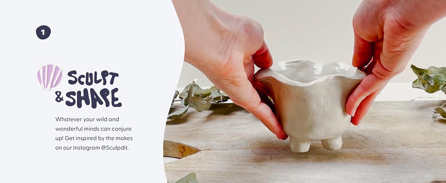 Sculpt and Shape your candle pot