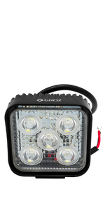 Groz 12V-36V DC 900 Lumen Square LED Flood Light