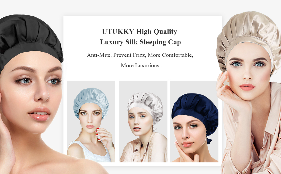 luxury silk cap