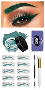 Green Eye Brow Gel Kit