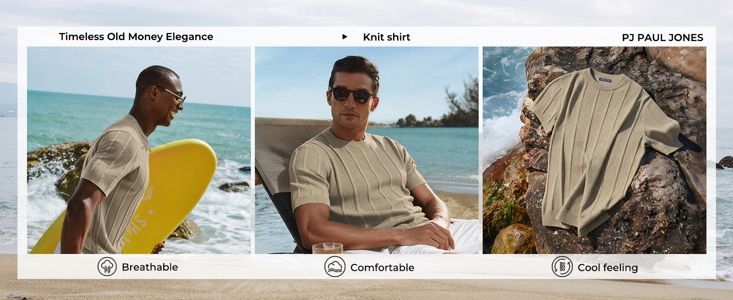 Men Knit T Shirt- Details