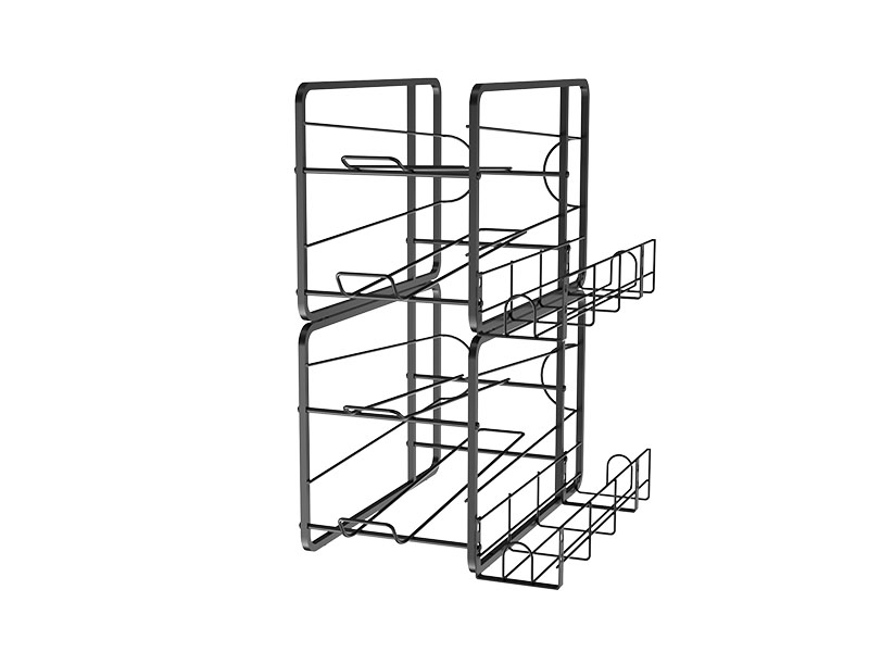 2 Pack Can Rack Organizer Stackable Can Storage Dispenser