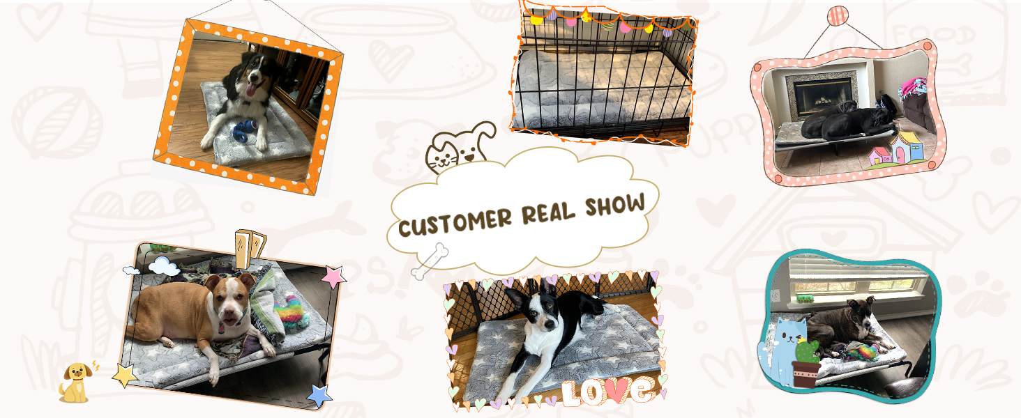 EMPSIGN Dog Crate Mat