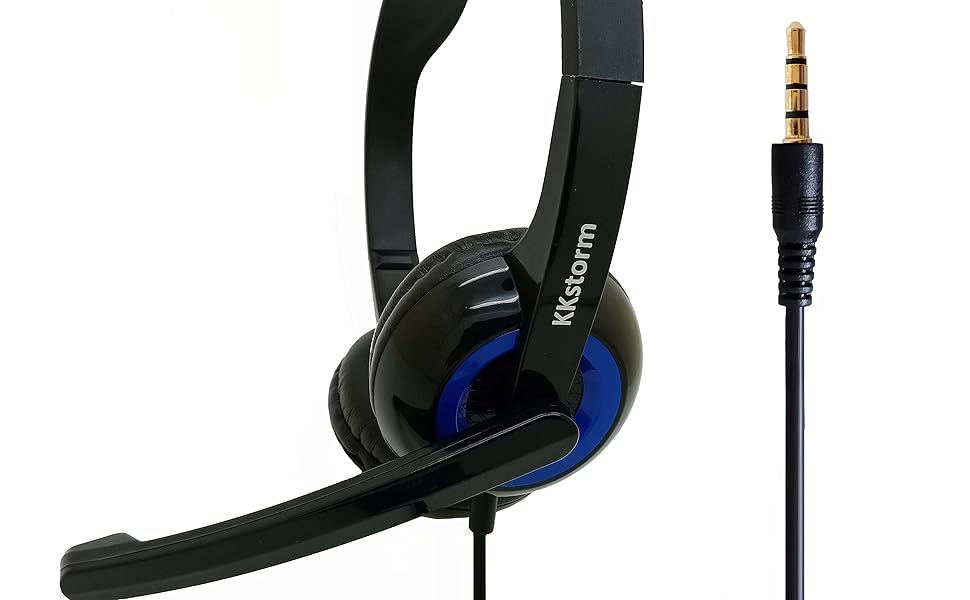 KKstorm Language Learning Headset with Microphone