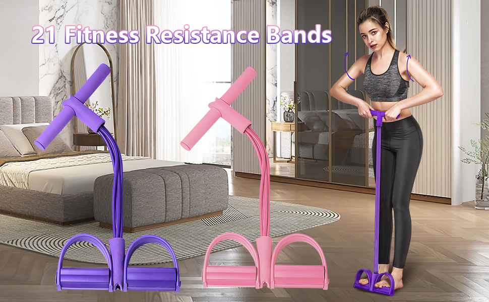 resistance bands with handles