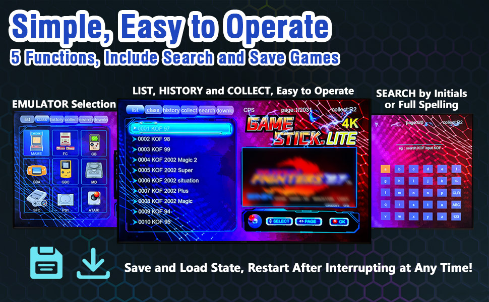 Sumkyle 2025 New Wireless Retro Game Console, 4K Retro Game Stick with 20,000+ Games and 9 Emulators Built-in, Plug and Play TV Video Games, 2.4G Wireless Controller(64G) 23 .