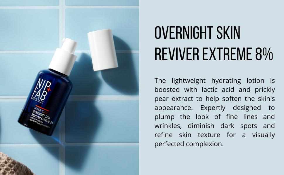 Nip+Fab Glycolic Fix Overnight Skin Reviver Extreme 8%
