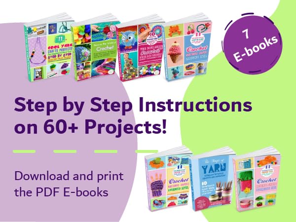 20 Acrylic Yarn Skeins Bright Bold and Colorful Crochet Yarn for Knitting and Crocheting