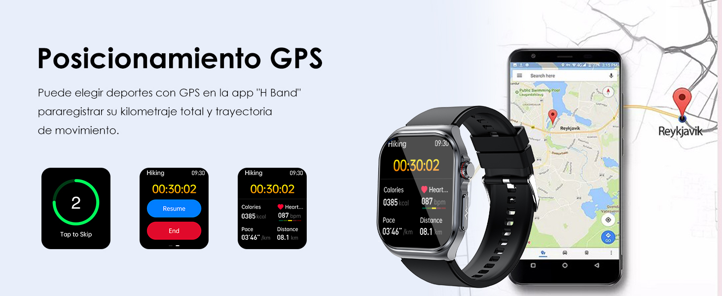 reloj inteligente con gps