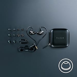 【Razer Moray インイヤーイヤフォンTHX認証】 ライブストリーミング & ゲーミング用エルゴノミックインイヤー