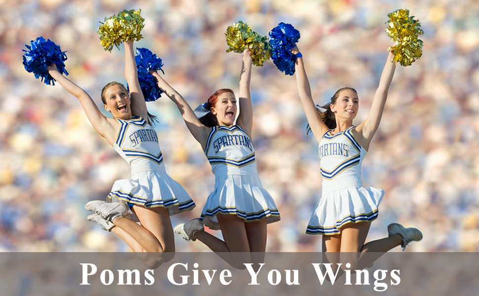 cheerleading pom poms