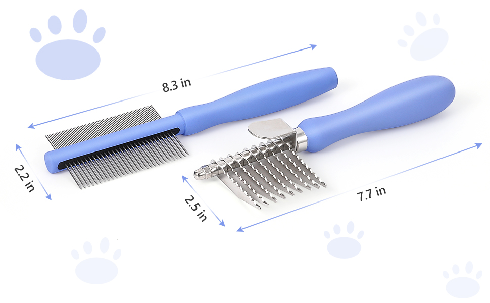 Dematting Comb for Dogs Poodle Doodle, Dematting Rake
