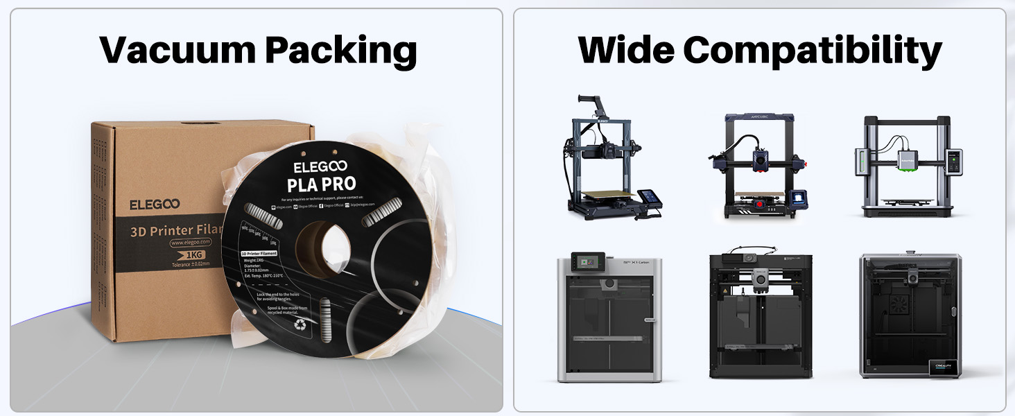 vacuum packing and wide compatibility
