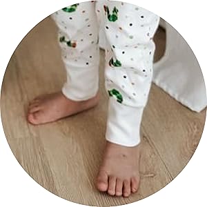 close up cropped view of ankles showing footless design