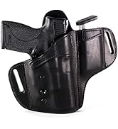 Urban Carry LockLeather OWB with Magazine Combo, Premium Hybrid, Conceal/Open Carry, Integrated R...