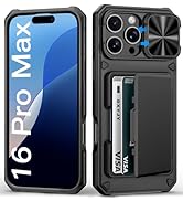Amazon.com: BXYJY for iPhone 16 Pro Max Case Wallet, Built