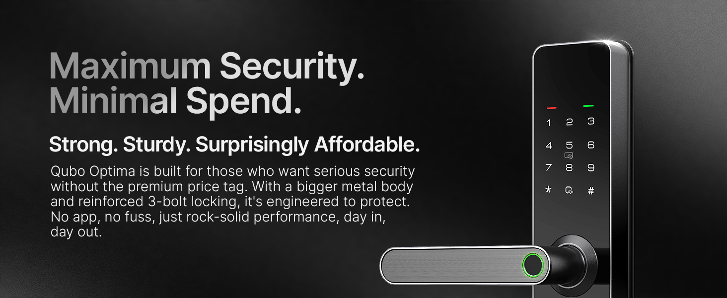 Optima Smart Lock Black