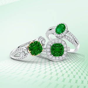 Emerald engagement rings