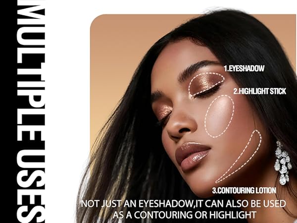 LANGMANNI 8Colors Dual-Ended Cream Eyeshadow Stick Set