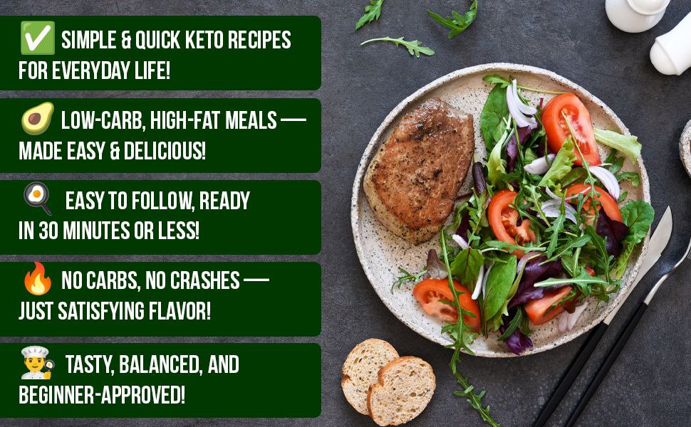 Keto Cookbook - recipe examples