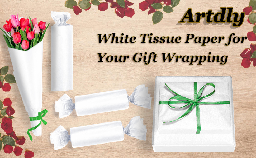 White Wrapping Tissue Paper Gift Wrapping Tissue Paper White Tissue Paper White  Gift Tissue Paper