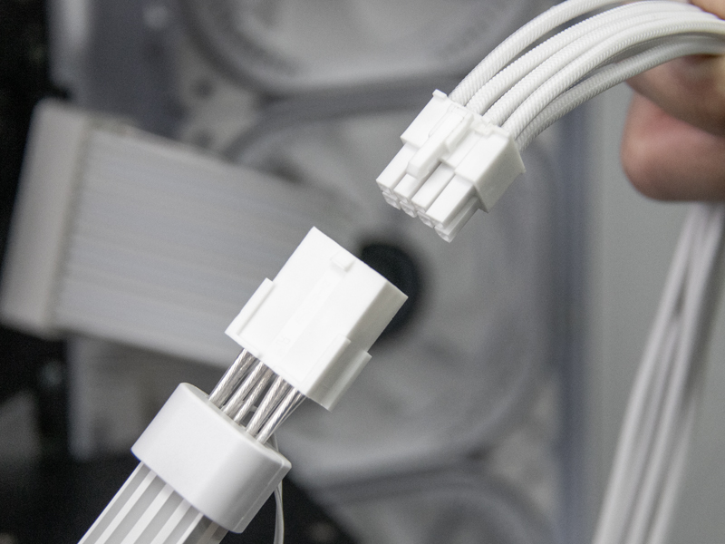 connect to the modular cable