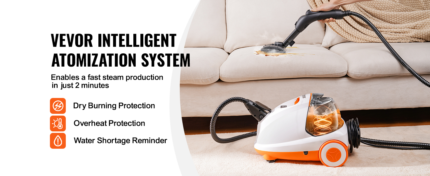 VEVOR Steam Cleaner for Home Use, Portable Steam Cleaner