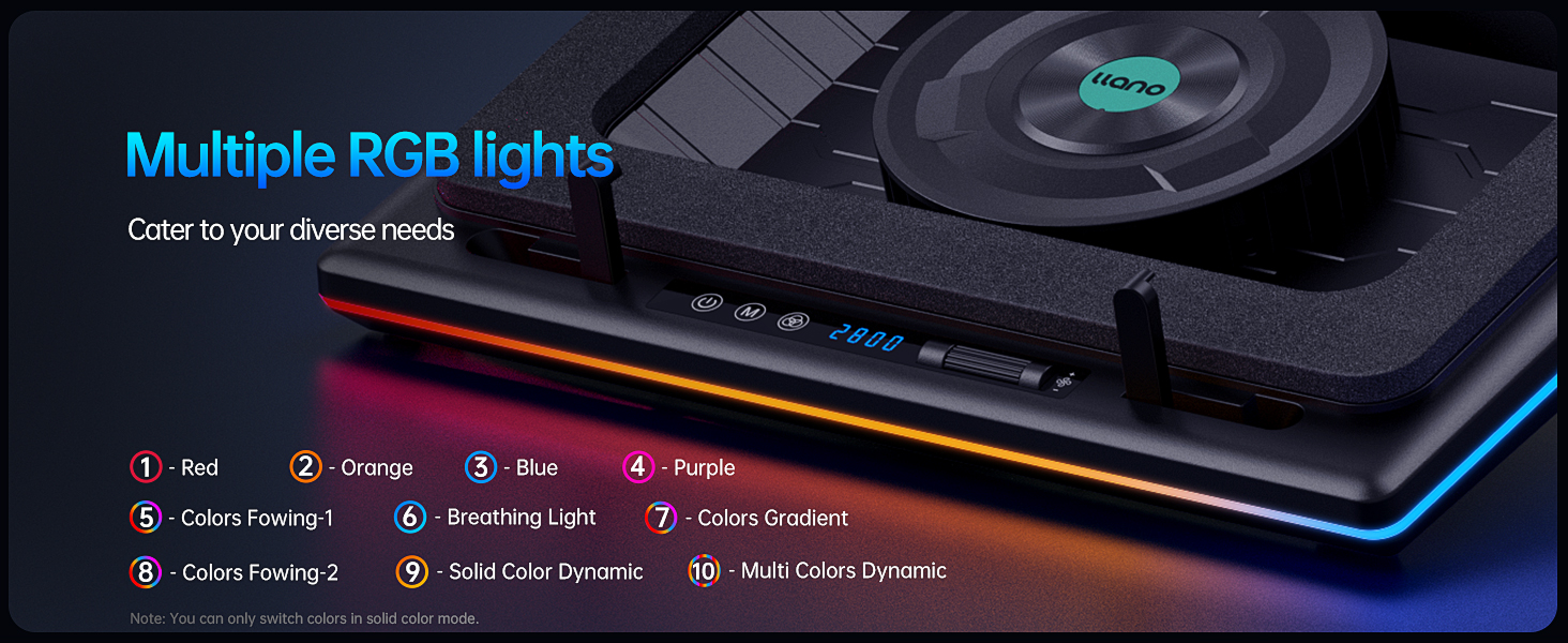 llano 2024 Gaming Laptop Cooling Pad