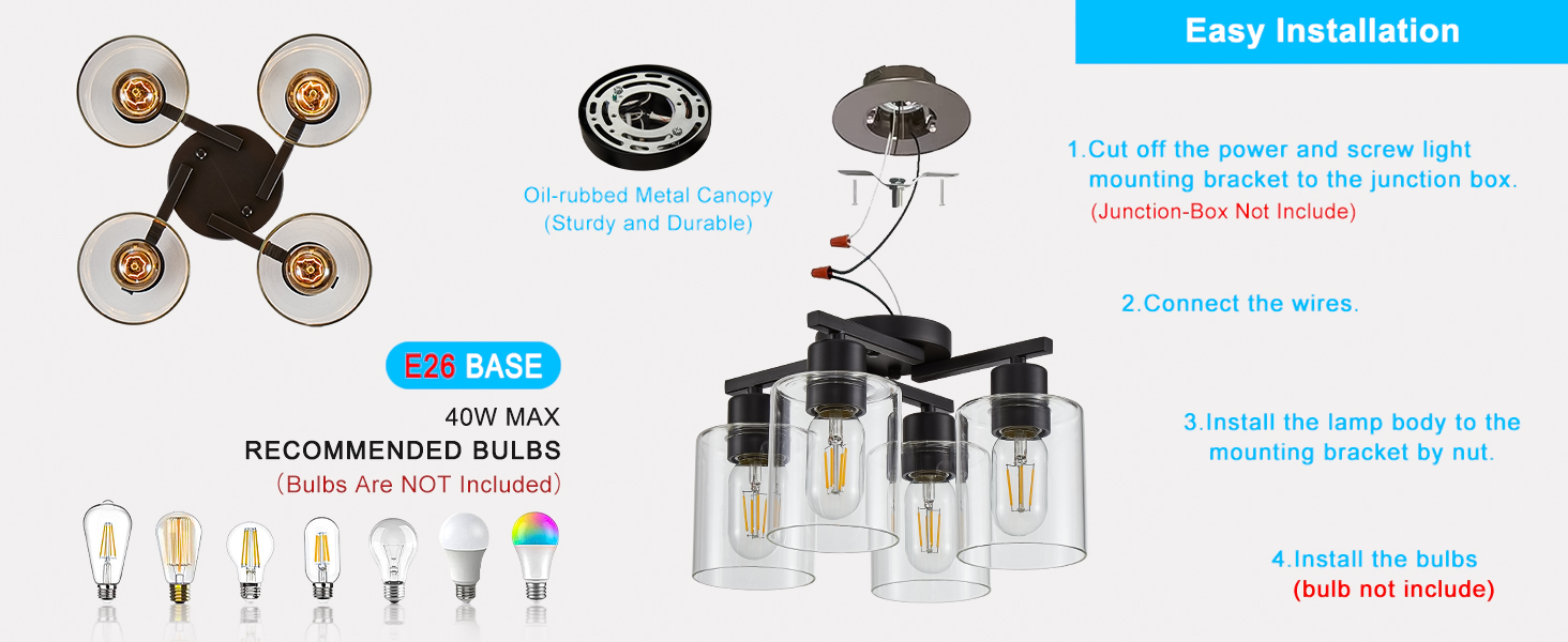 ceiling mount light fixture