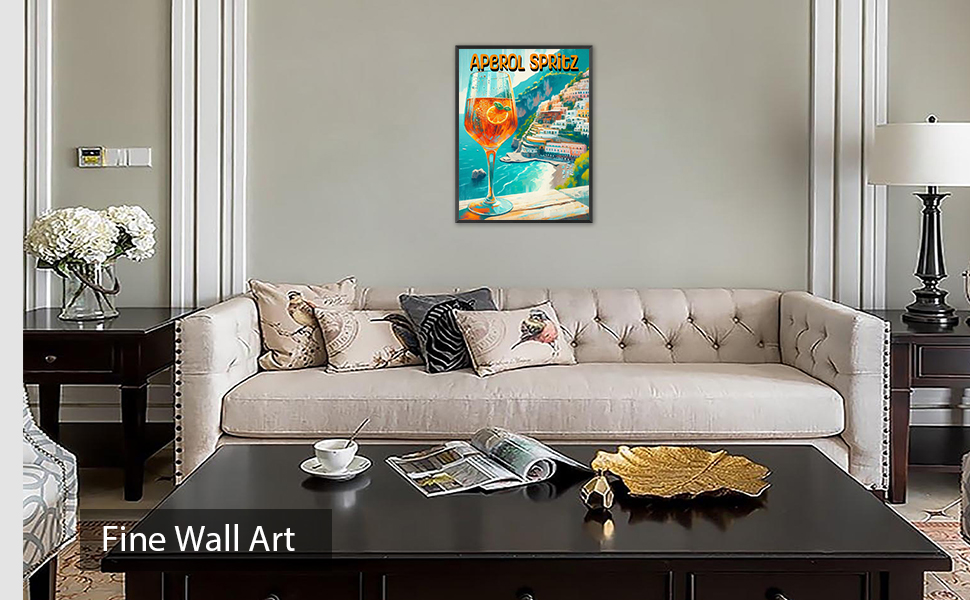 Trendy Amalfi Coast Drink Recipe Canvas Posters