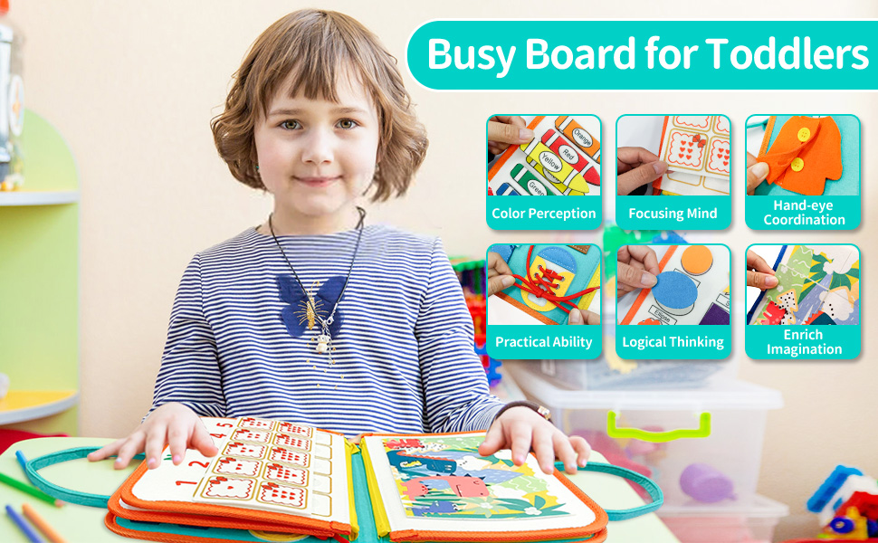 busy board Toy for 1-6 Year Old Toddlers