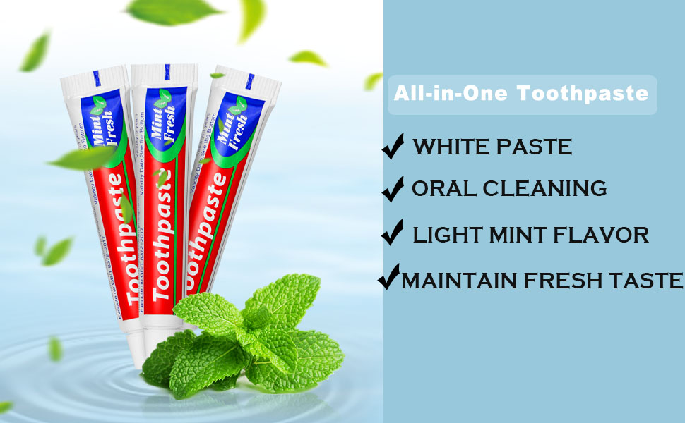 30 Tubes Bulk Travel Size Toothpaste,Extra Small 0.35oz