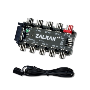 Amazon.com: Zalman 10-Port PWM Fan Hub Splitter for 4-Pin