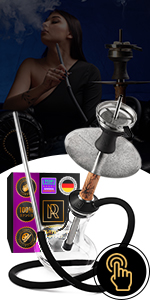 Amazon.co.jp: シーシャ 本体 シーシャセット-木製雷-小シーシャ