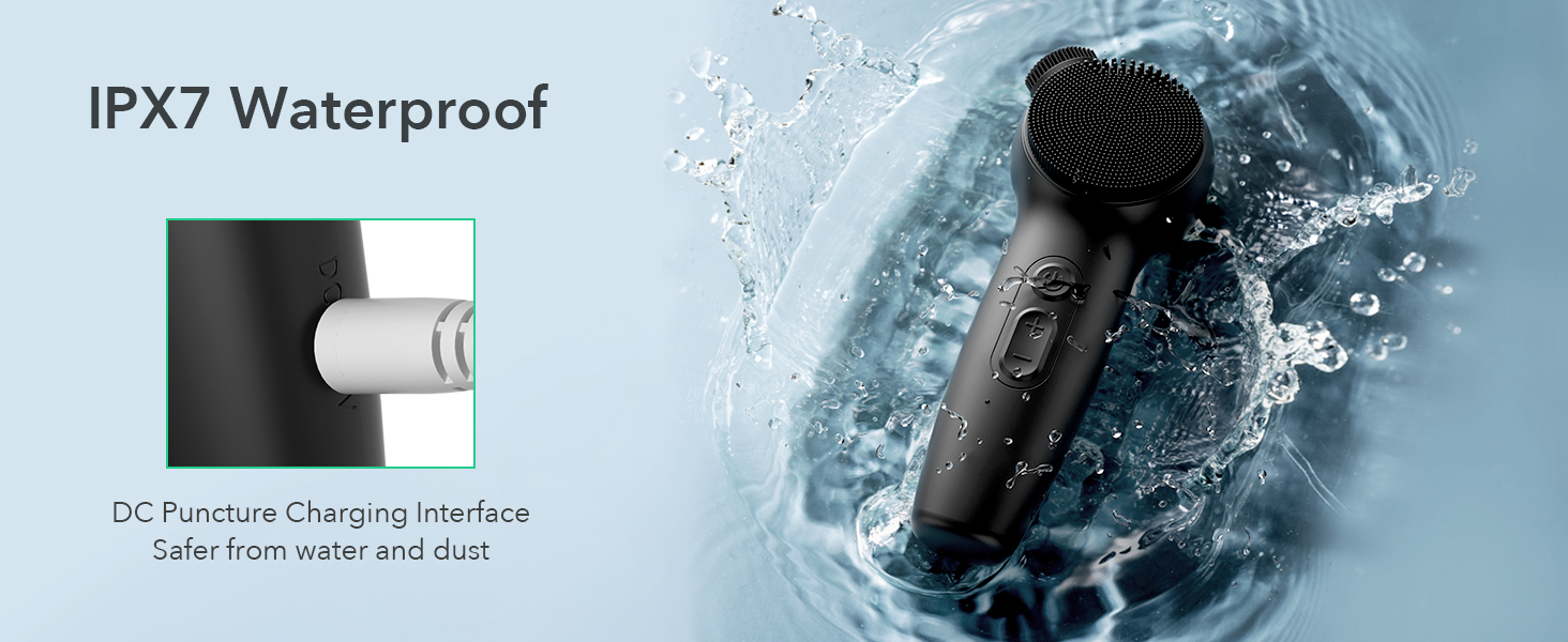 IPX7 waterproof design use it in the shower or bathtub without any worries