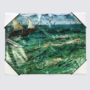 Sailing Boats Seascape Giclee Canvas Prints of Van Gogh