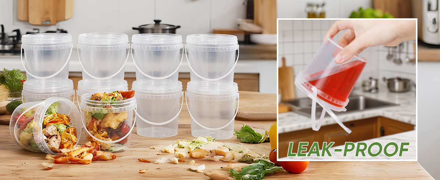 Reusable Ice Cream Tub with Handle