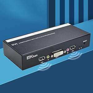 2 Port DVI USB KVM Switch