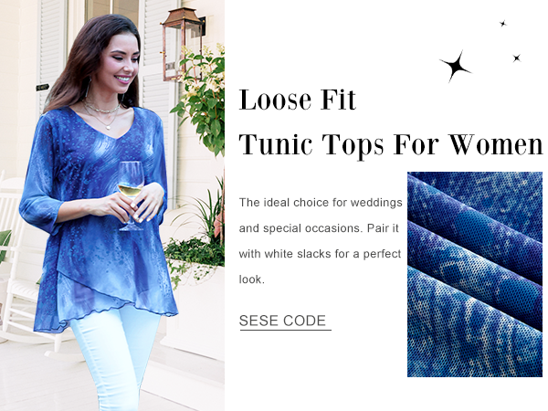 SeSe Code Blouses for Women Dressy, Formal Shirt for Evening