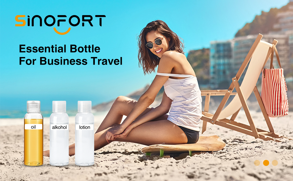 10pcs 100ml travel bottles for toiletries