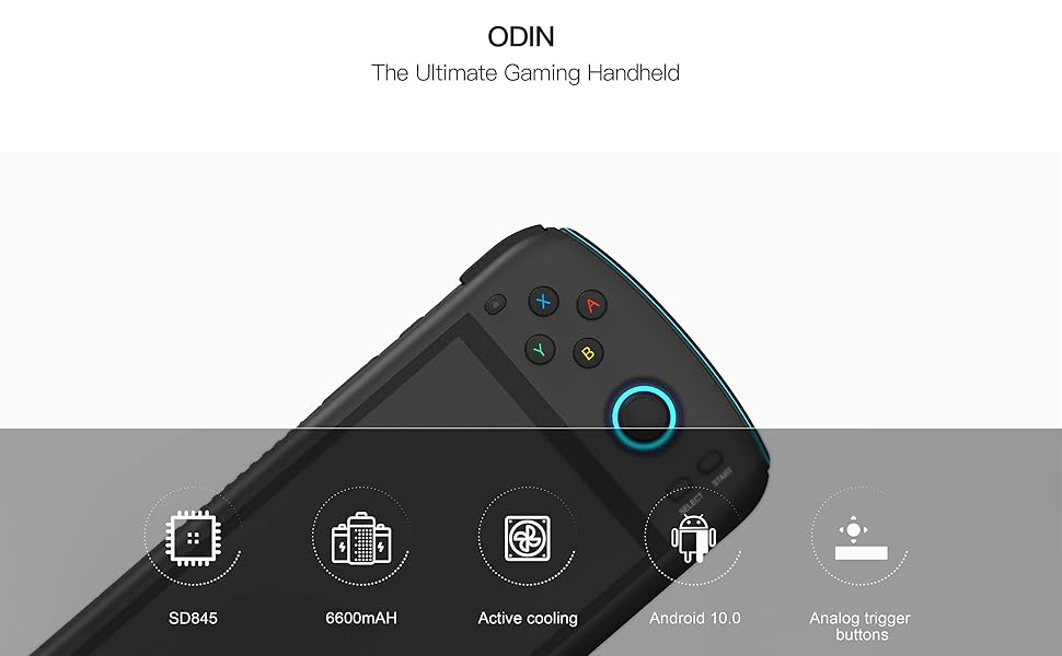 AYN Odin Pro, handheld game console with Snapdragon SD845 CPU