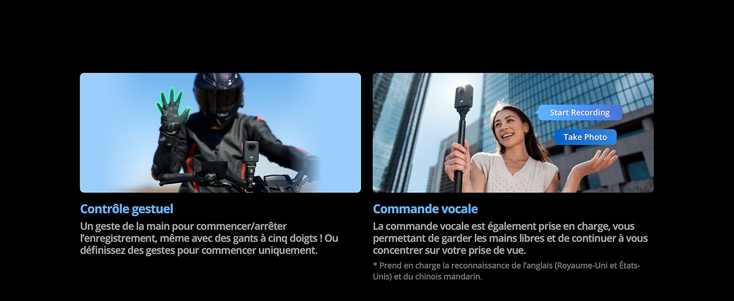 Série de photos ou de photographies en noir et blanc avec superposition de texte abordant les concepts du mouvement et de la photographie, organisées selon une séquence semblable à une pellicule.