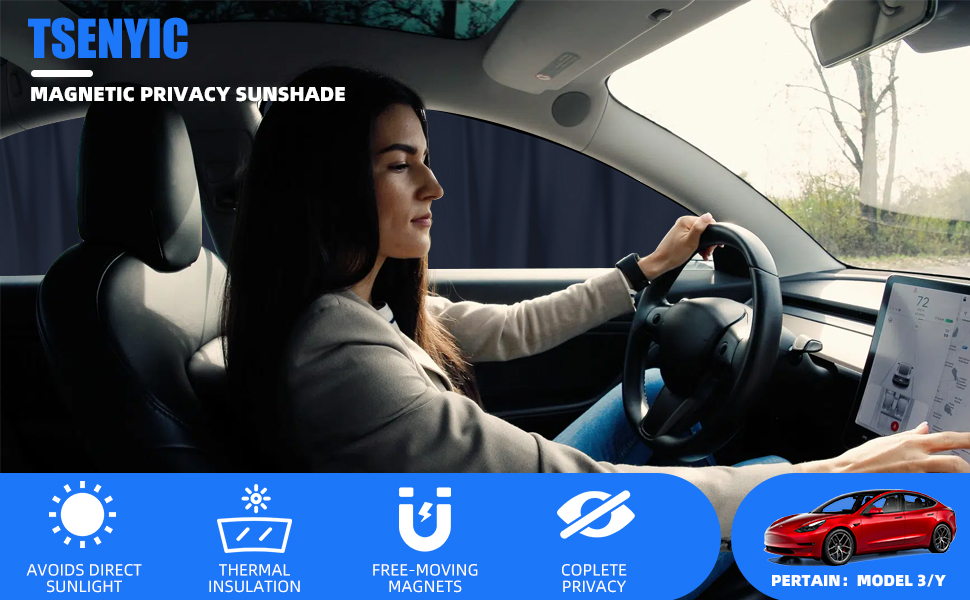 Tesla Side Window SunShade