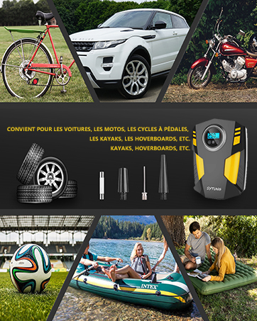 Gonfleur Pneus Voiture 