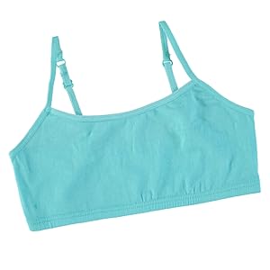 Amazon.com: Cyndeelee Girls Training Bra Cotton Stretch